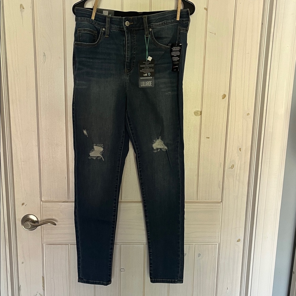 LuLaRoe Women's Dark Blue Skinny Jeans